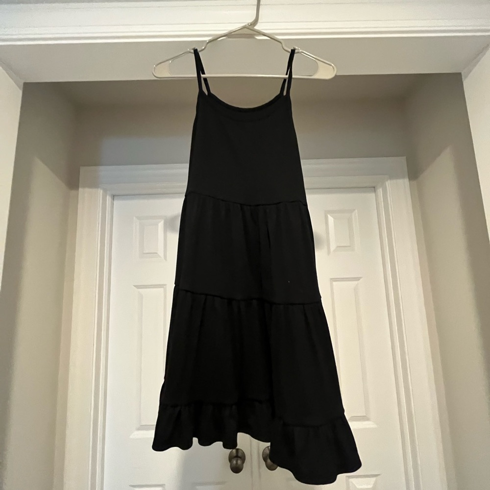Wild Fable Black Ruffle Dress size small